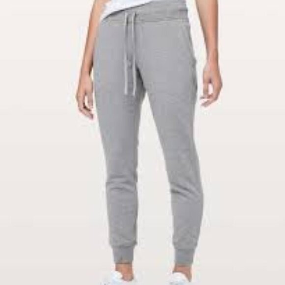 Lululemon Warm Down Jogger II *28" Heathered Core Medium Grey 4 - Picture 1 of 11